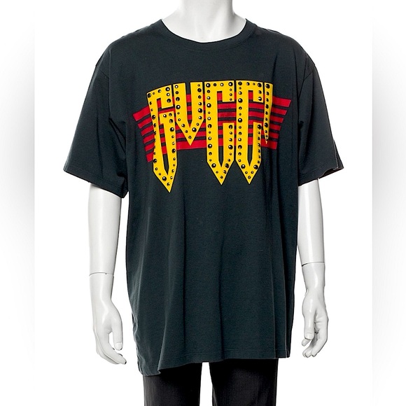 Gucci Black and Yellow Short Sleeve Tee - Picture 1 of 10